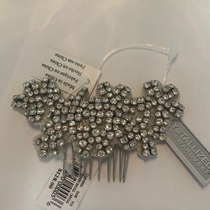 Brilliant crystal hair comb